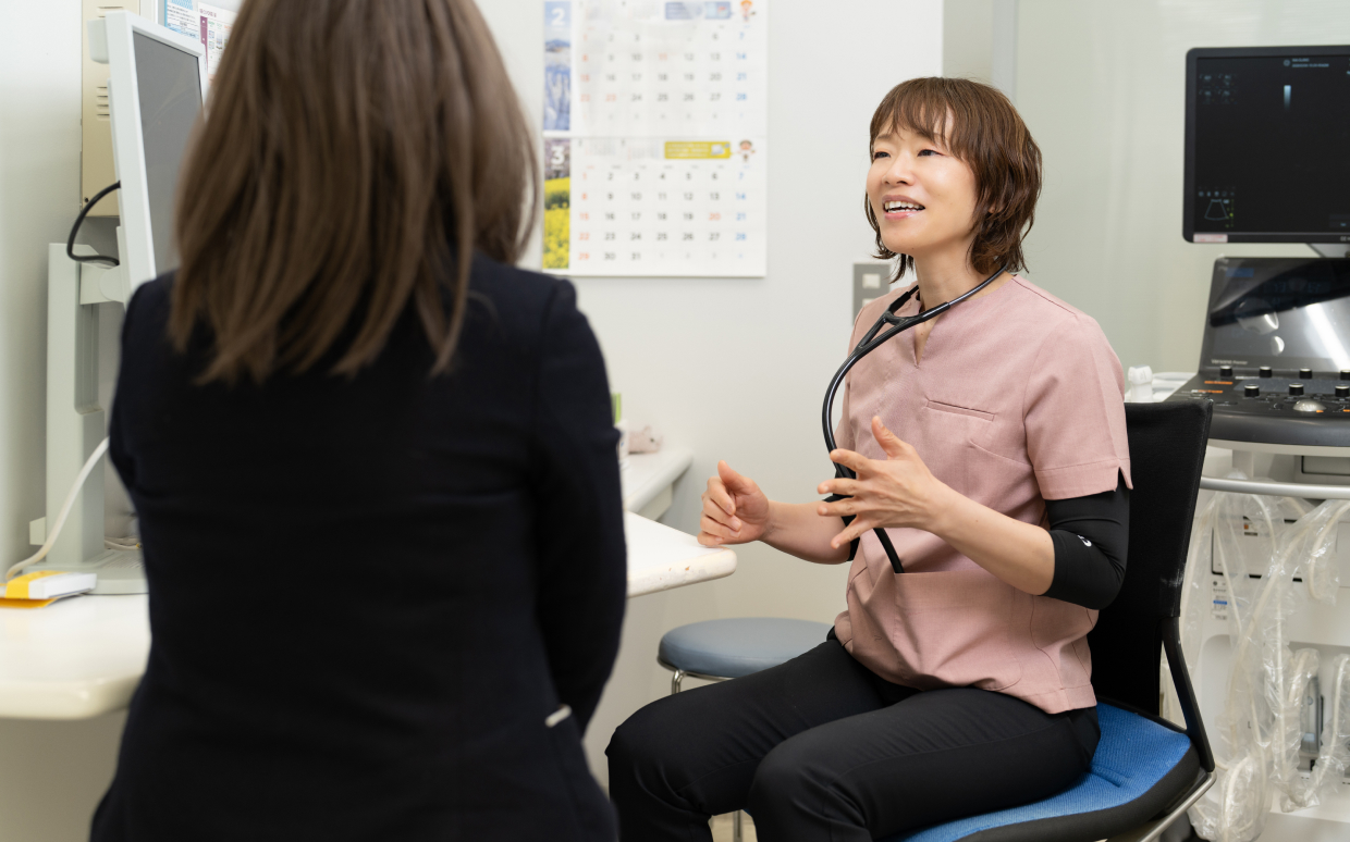幅広い症状を、総合的に診る内科です